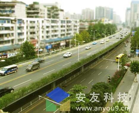 武汉高架桥垂直绿化
